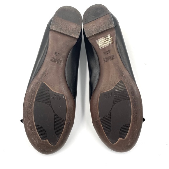 AGL Cap Toe Leather Ballet Flat- size 10.5 - Picture 9 of 11